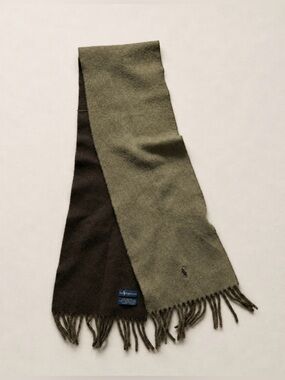 Vintage Polo Ralph Lauren Wool Blend Scarf OS